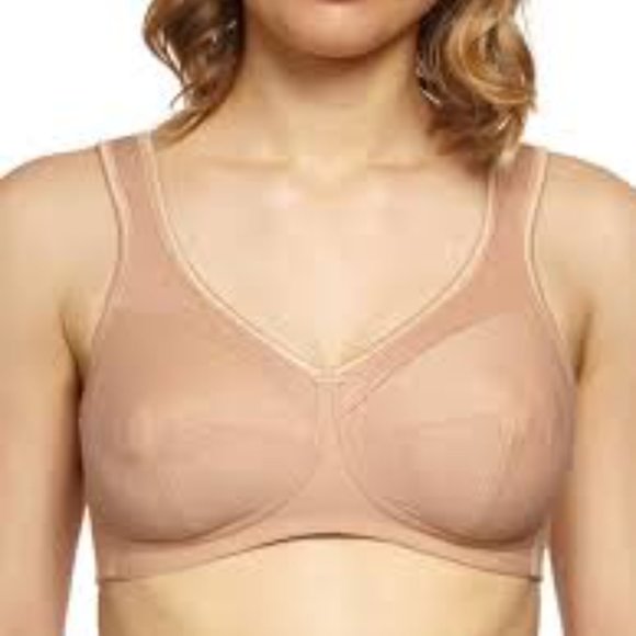 Anita Nude Wire Free Clara Soft Cup Comfort Mastectomy Bra Size 44D - Picture 11 of 11